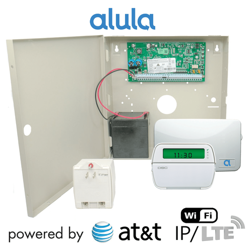DSC PowerSeries PC1832 Tri-Path Ethernet/WiFi/Cellular AT&T LTE Hardwired Security System (Powered by Alula)