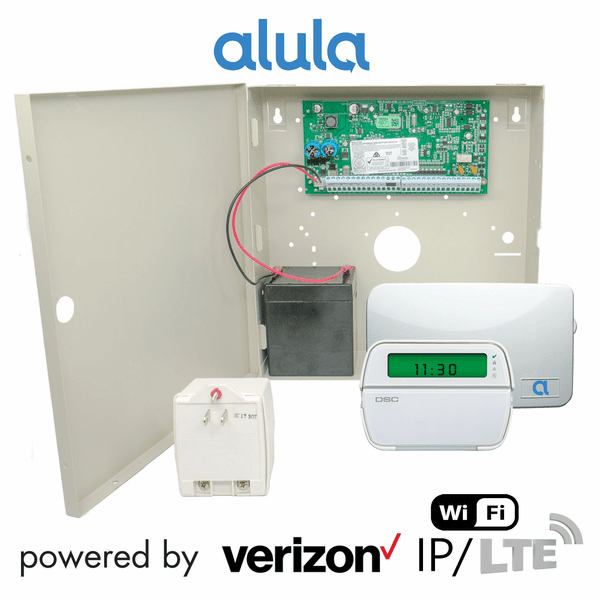 DSC PowerSeries PC1832 Tri-Path Ethernet/WiFi/Cellular Verizon LTE Hardwired Security System (Powered by Alula)