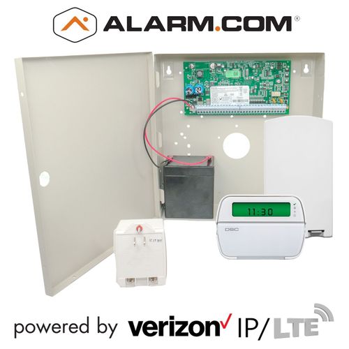 DSC PowerSeries PC1864 Dual-Path Ethernet/Cellular Verizon LTE Hardwired Security System (Powered by Alarm.com)
