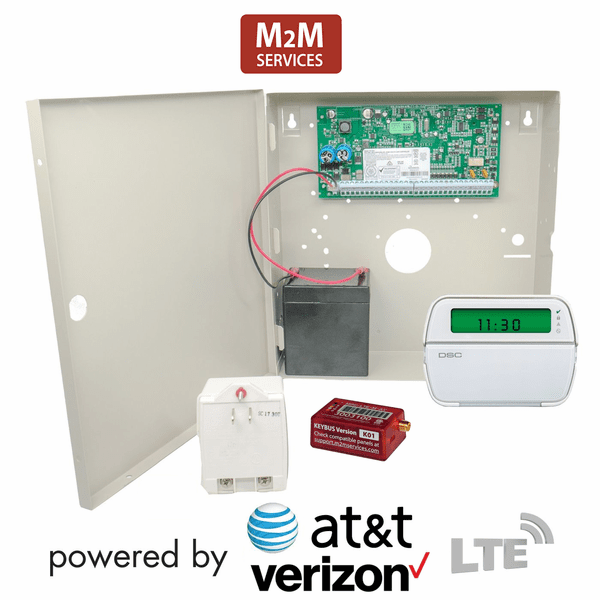 DSC PowerSeries PC1864 Cellular AT&T/Verizon LTE-M Hybrid Security System (Powered by M2M)