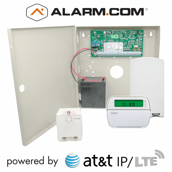 DSC PowerSeries PC1864 Dual-Path Ethernet/Cellular AT&T LTE Hardwired Security System (Powered by Alarm.com)