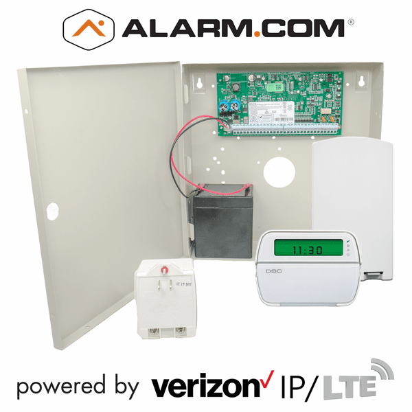 DSC PowerSeries PC1864 Dual-Path Ethernet/Cellular Verizon LTE Hybrid Security System (Powered by Alarm.com)