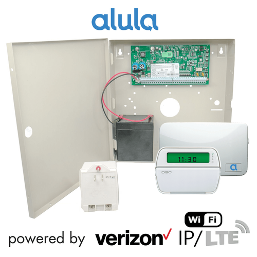 DSC PowerSeries PC1864 Tri-Path Ethernet/WiFi/Cellular Verizon LTE Hardwired Security System (Powered by Alula)