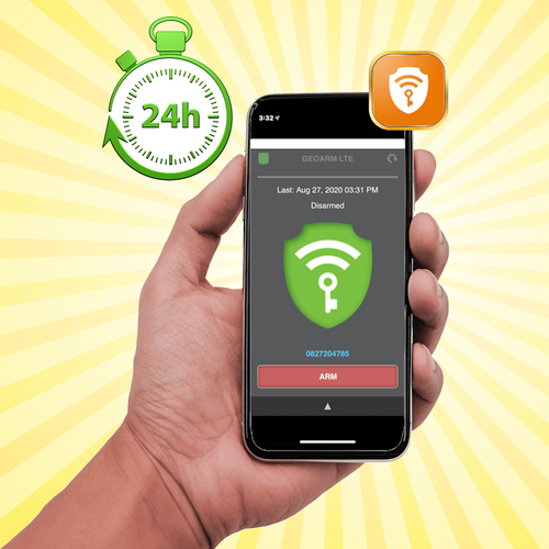 DSC PRO Cellular Gold Interactive Business Alarm Monitoring Services and Daily Supervision Test (Powered by UplinkRemote App)