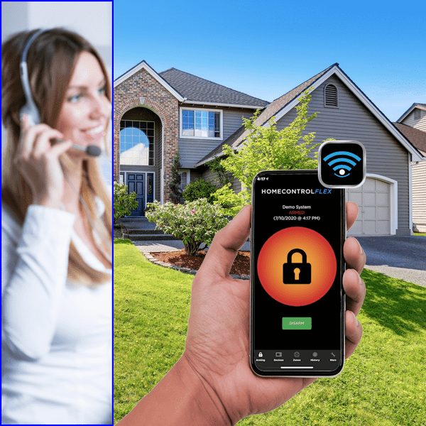 DSC PRO Dual-Path Silver Interactive Home Alarm Monitoring Services and Weekly Supervision Test (Powered by Telguard HomeControl Flex App)