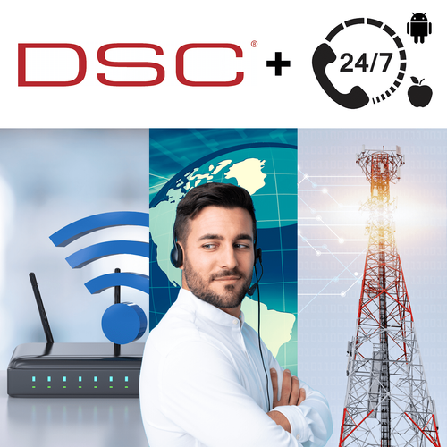 DSC Tri-Path PRO Interactive Home Security (Powered by Alula Communicator)