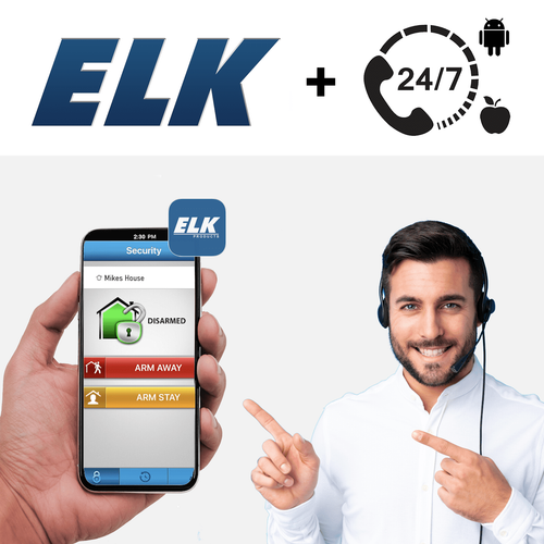 ELK Burglary Intrusion Interactive PRO Alarm Monitoring Services