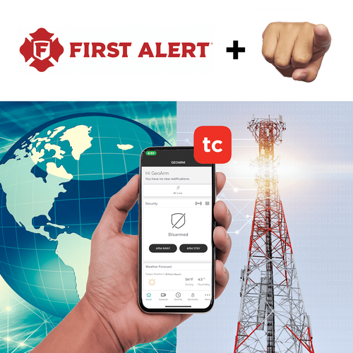 First Alert Dual-Path DIY Interactive Business Security