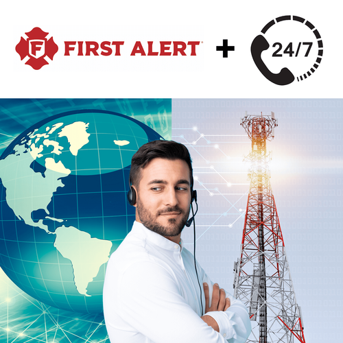 First Alert PRO Basic Non-Interactive Dual-Path Home Security