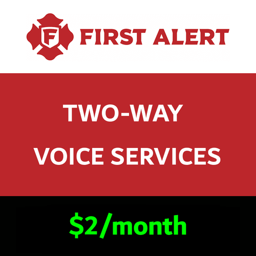 First Alert Two-Way Voice Monitoring Services