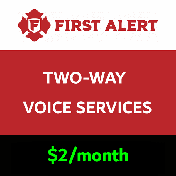 First Alert Two-Way Voice Monitoring Services
