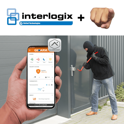 GE Interlogix Burglary Intrusion DIY Business Alarm Monitoring Services