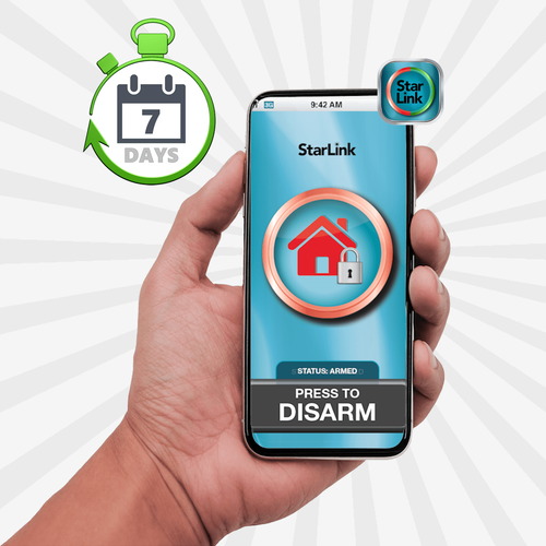 GE Interlogix DIY Dual-Path Silver Interactive Business Alarm Monitoring Services and Weekly Supervision Test (Powered by Napco StarLink Connect Communicators)