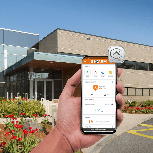 GE Interlogix DIY Dual-Path Silver Interactive Business Alarm Monitoring Services (Powered by Alarm.com App)