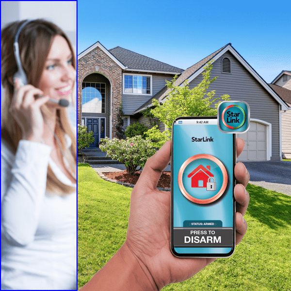 GE Interlogix DIY Dual-Path Silver Interactive Home Alarm Monitoring Services and Daily Supervision Test (Powered by Napco StarLink Communicators)