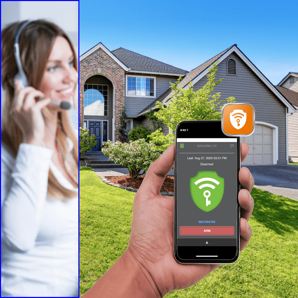 GE Interlogix PRO 24/7 Cellular Silver Interactive Home Alarm Monitoring Services and Weekly Supervision Test (Powered by UplinkRemote App)