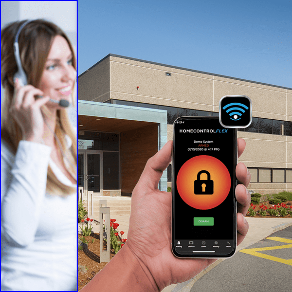 GE Interlogix PRO Dual-Path Silver Interactive Business Alarm Monitoring Services and Daily Supervision Test (Powered by Telguard HomeControl Flex App)