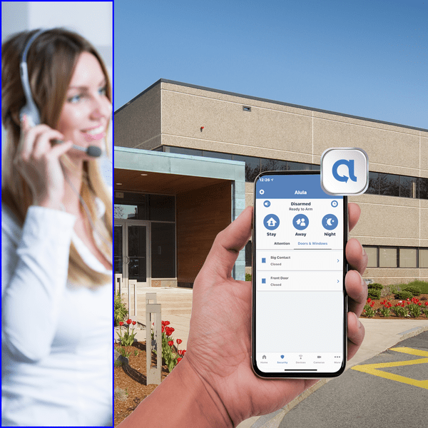 GE Interlogix PRO Tri-Path Silver Interactive Business Alarm Monitoring Services (Powered by Alula App)
