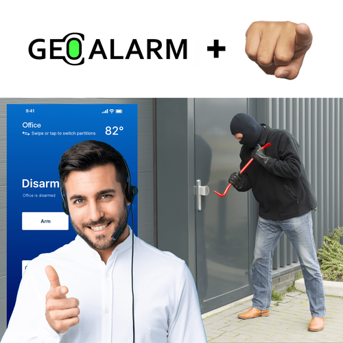 GeoAlarm Burglary Intrusion DIY Business Alarm Monitoring Services
