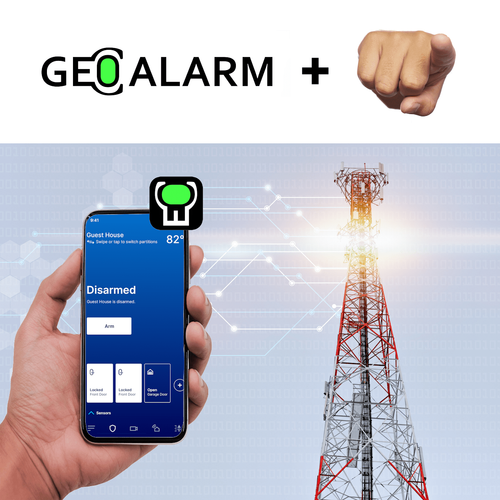 GeoAlarm Cellular DIY Interactive Home Security