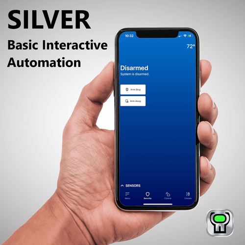 GeoAlarm DIY Dual-Path Silver Interactive Home Alarm Monitoring Services (Powered by GeoAlarm App)