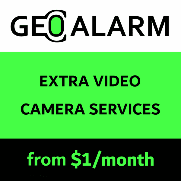 GeoAlarm Extra Security Camera/Doorbell Services