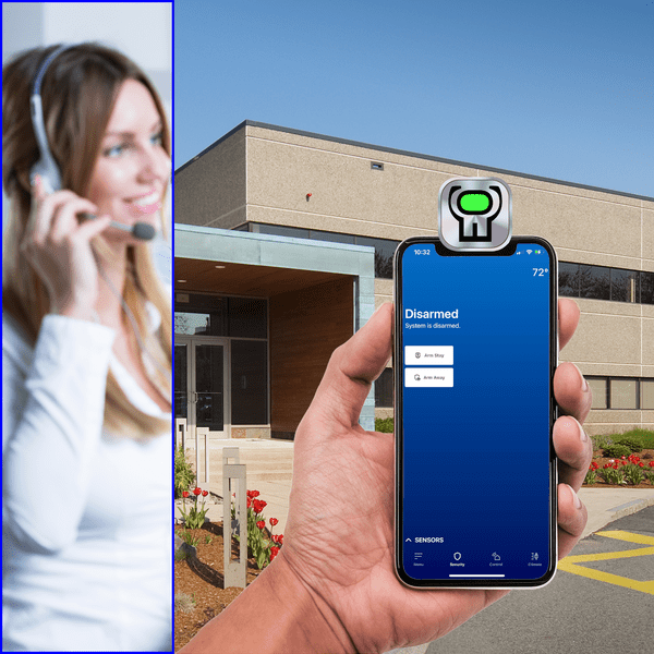 GeoAlarm PRO 24/7 Dual-Path Silver Interactive Business Alarm Monitoring Services (Powered by GeoAlarm App)