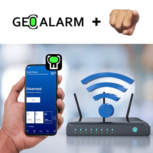 GeoAlarm WiFi DIY Interactive Home Security