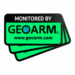GEOARM-DECAL3 - GeoArm Door/Window Security Stickers (3-Pack)