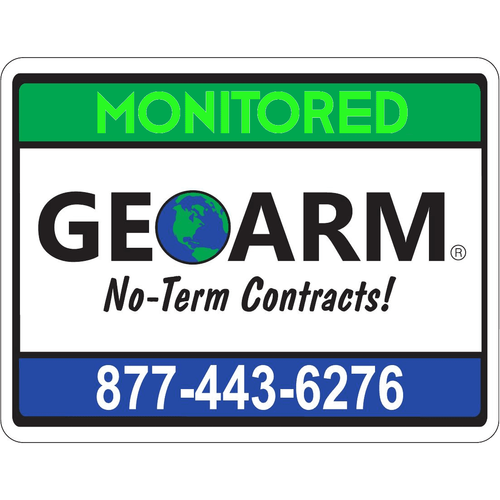 GeoArm&reg; Home Security Yard Sign Only