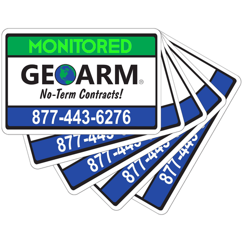GeoArm&reg; Security Stickers (5-Pack)