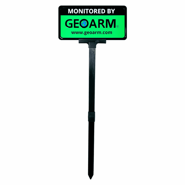 GEOARM-SIGNWP - GeoArm Home Security Sign and Yard Post