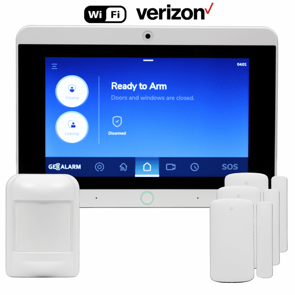 GeoKIT-VZ - GeoAlarm Dual-Path WiFi/Cellular Verizon LTE Wireless Security System