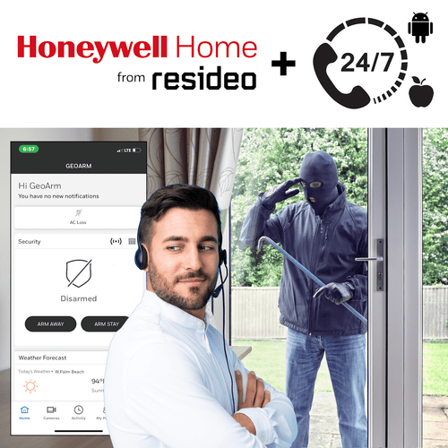 Honeywell Burglary Intrusion Interactive Home Alarm Monitoring Services