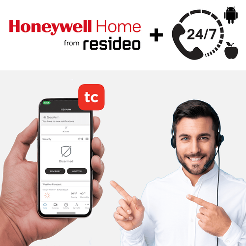 Honeywell Burglary Intrusion Interactive PRO 24/7 Alarm Monitoring Services