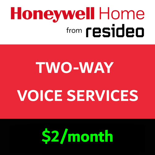 Honeywell Home Two-Way Voice Monitoring Services