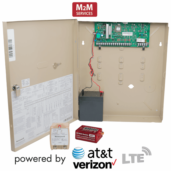 Honeywell Home VISTA 15P Cellular AT&T/Verizon LTE-M Hardwired Security System (Powered by M2M)