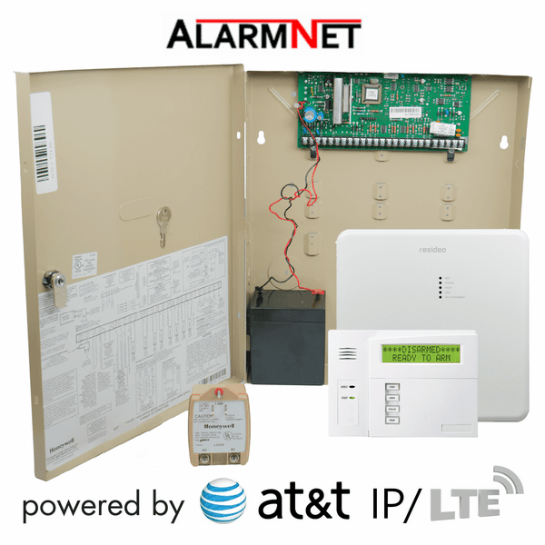Honeywell Home VISTA 20P Dual-Path Ethernet/Cellular AT&T LTE-M Hybrid Security System (Powered by AlarmNet)