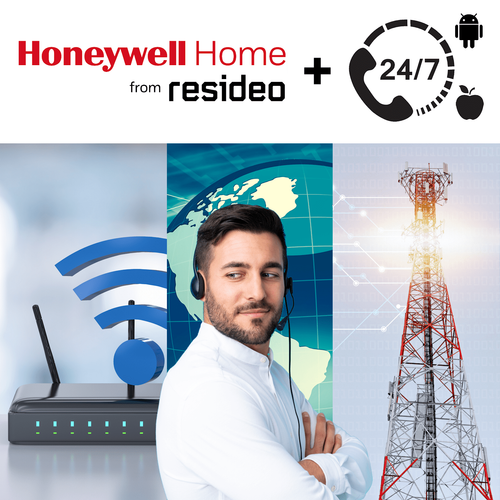 Honeywell Tri-Path PRO Interactive Home Security (Powered by Alula Communicator)