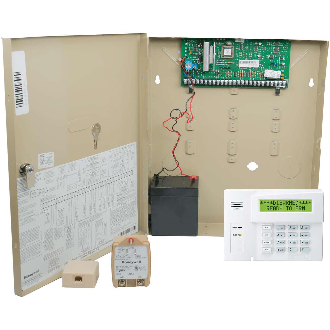 Honeywell Home VISTA 20P Phone/VoIPLine Hybrid Security System