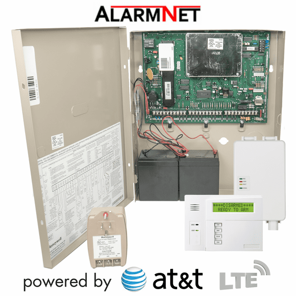 Honeywell VISTA 250BPT Cellular AT&T LTE Hybrid Commercial Security System (Powered by AlarmNet)