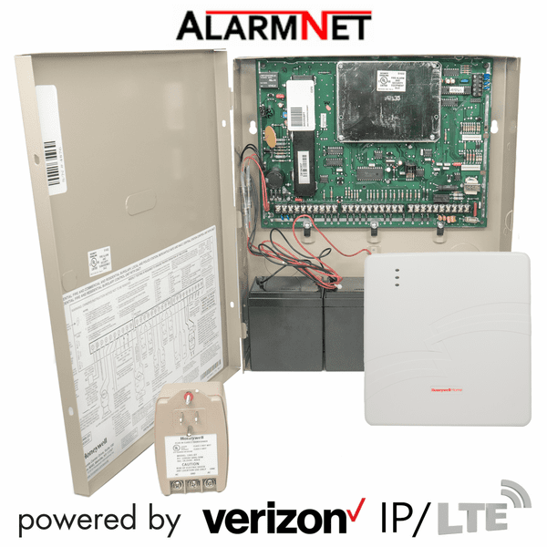Honeywell VISTA 250BPT Dual-Path Ethernet/Cellular Verizon LTE Hardwired Commercial Security System with High-Security Communicator (Powered by AlarmNet)