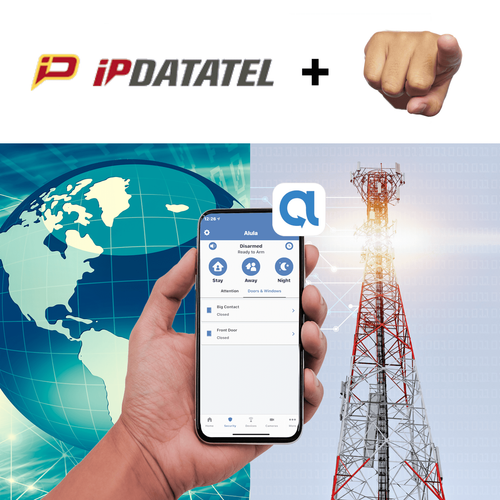 IpDatatel Dual-Path DIY Interactive Business Security