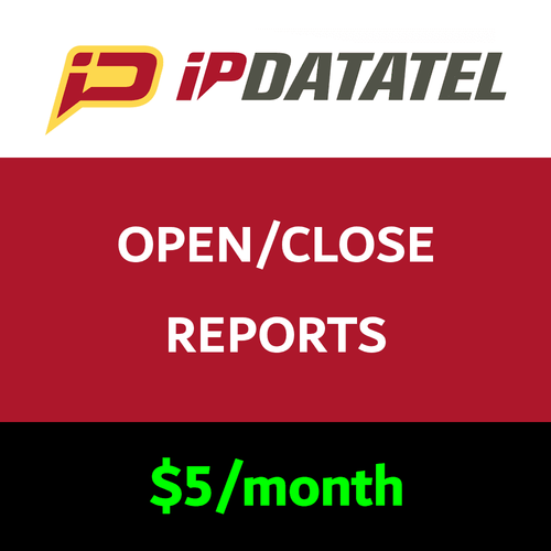 IpDatatel Opening and Closing Reports