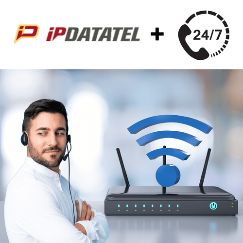 IpDatatel PRO 24/7 Basic Non-Interactive Wi-Fi Business Alarm Monitoring Services (Powered by Alula Communicators)