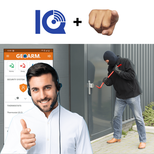 IQ Burglary Intrusion DIY Business Alarm Monitoring Services