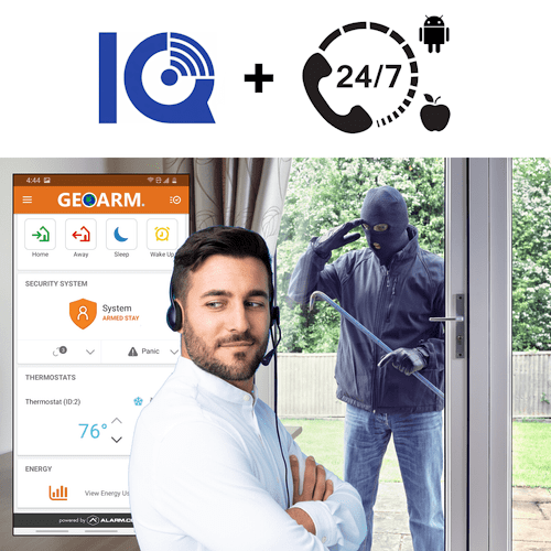IQ Burglary Intrusion Interactive Home Alarm Monitoring Services