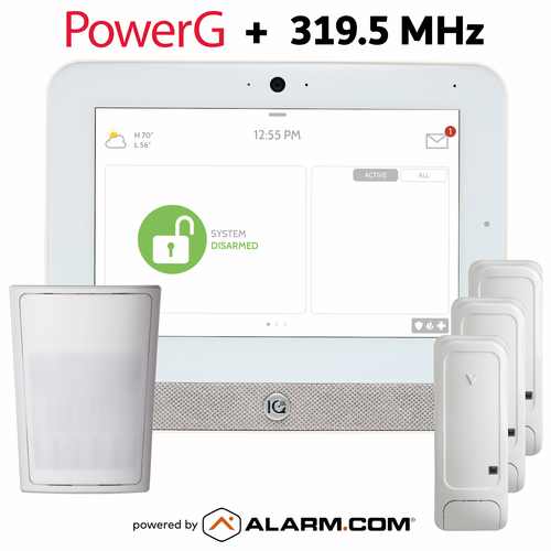 IQ Panel 5 Wireless PowerG and 319.5 MHz Security Systems