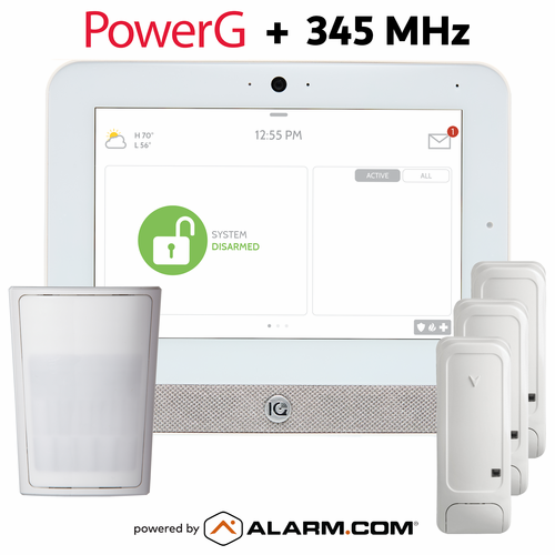 IQ Panel 5 Wireless PowerG and 345 MHz Security Systems