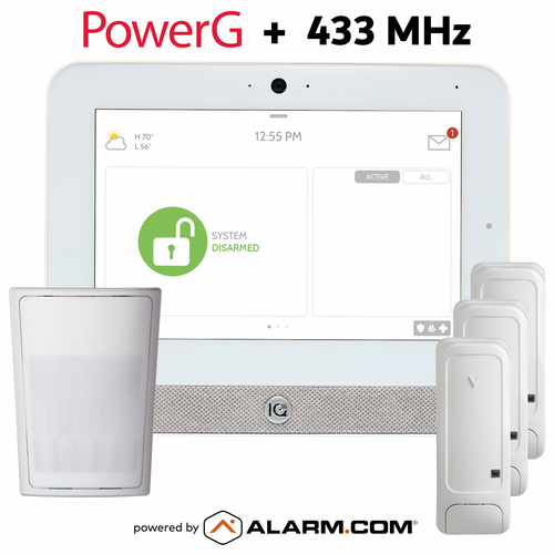 IQ Panel 5 Wireless PowerG and 433 MHz Security Systems
